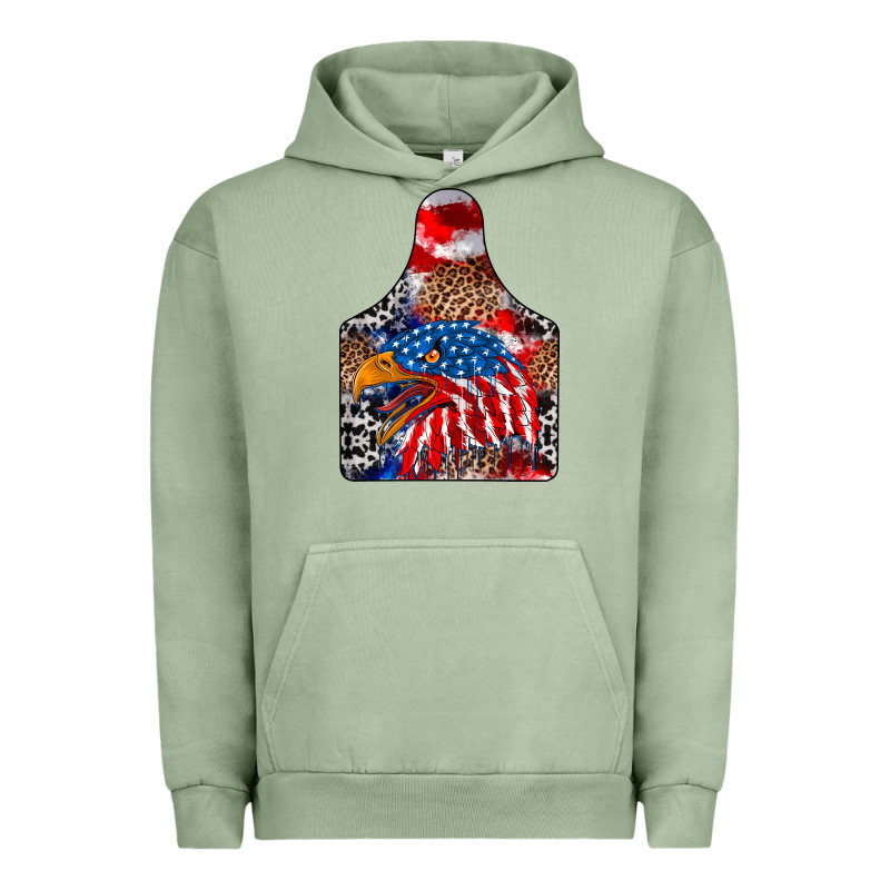 America Urban Hoodie by CowhideDigitalArt | Teevron
