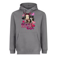 Storm Valentine's Day shut up and kiss me Holstein Cow Heavyweight Hoodie - FaDigitalArtStudio