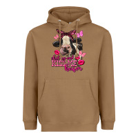 Toasted Coconut Valentine's Day shut up and kiss me Holstein Cow Heavyweight Hoodie - FaDigitalArtStudio