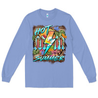 Colony Blue hot mom summer Long Sleeve Tee - BarkalooDesign