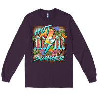 Plum hot mom summer Long Sleeve Tee - BarkalooDesign