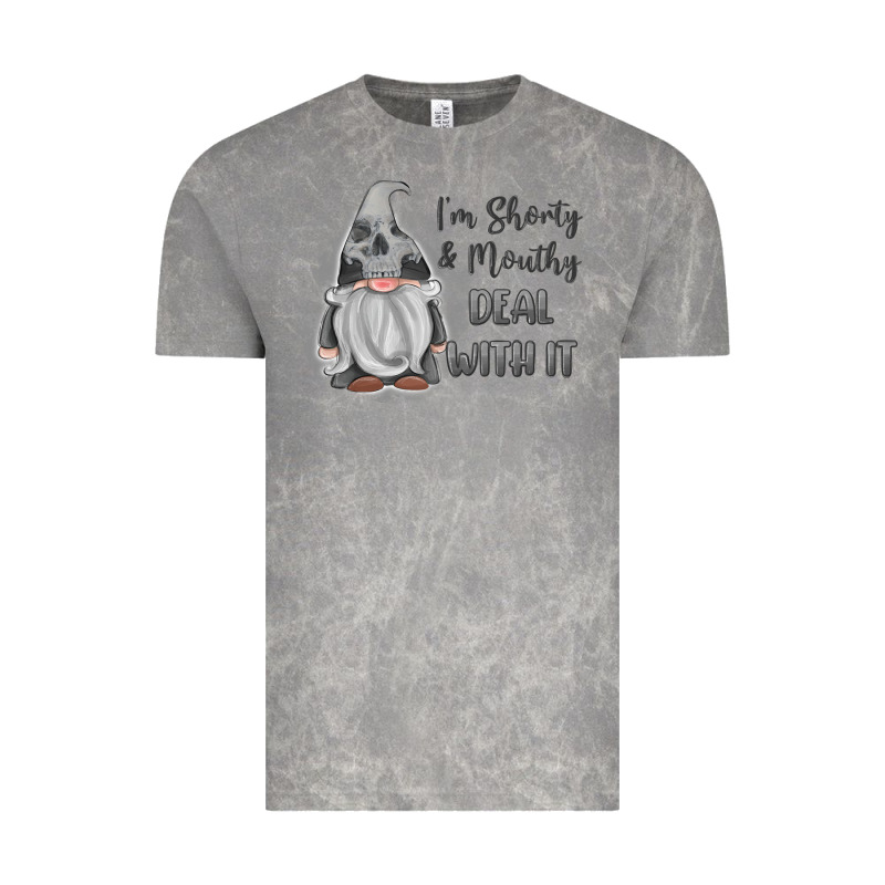 Im Shorty Mouthy Deal With It Gnome Vintage Tee by MaliasSmallBusiness | Teevron