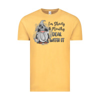 Vintage Mustard im shorty mouthy deal with it gnome Vintage Tee - MaliasSmallBusiness