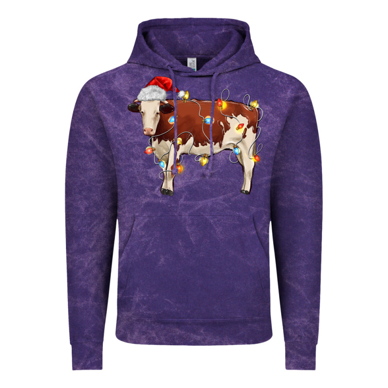 Christmas Cow Vintage Hoodie by MaliasSmallBusiness | Teevron