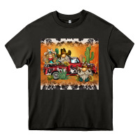 Asphalt western gnome truck Heavy Core Tee - BarkalooDesign