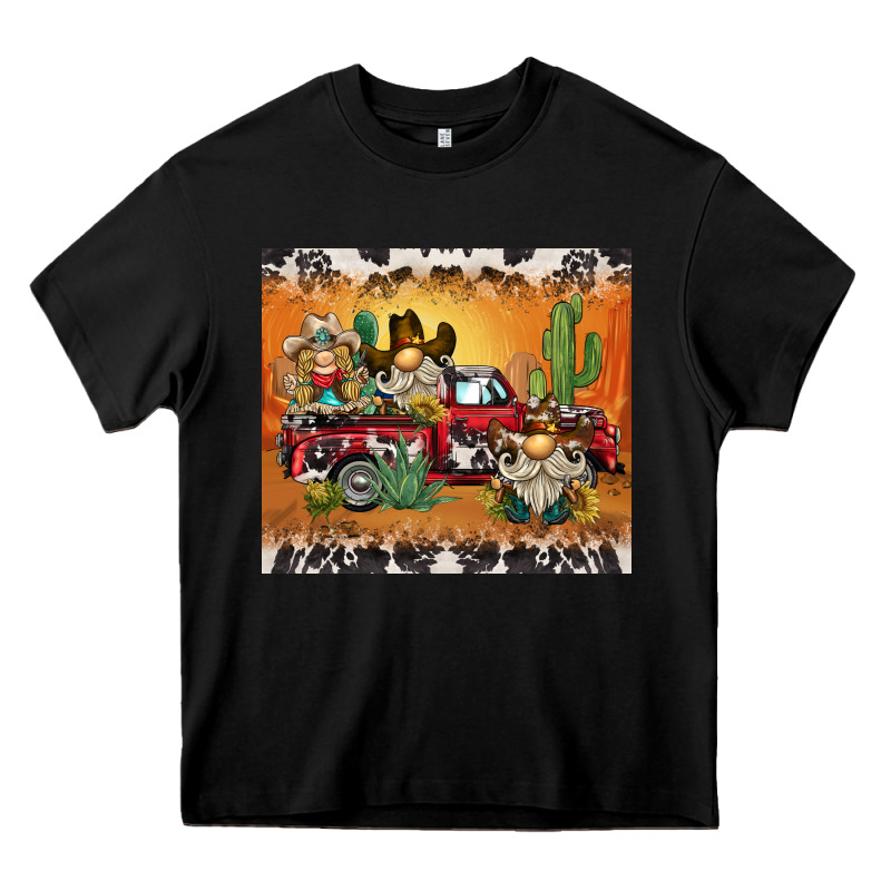 Western Gnome Truck Heavy Core Tee by BarkalooDesign | Teevron