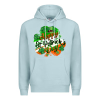 Blue Mist Happy St. Patrick's Day Premium Hoodie - CowGirlArtShop