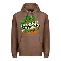 Chestnut Happy St. Patrick's Day Premium Hoodie - CowGirlArtShop