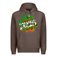 Coffee Happy St. Patrick's Day Premium Hoodie - CowGirlArtShop