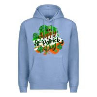 Colony Blue Happy St. Patrick's Day Premium Hoodie - CowGirlArtShop