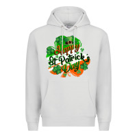 Dove Grey Happy St. Patrick's Day Premium Hoodie - CowGirlArtShop