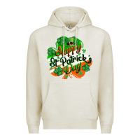 Oatmeal Heather Happy St. Patrick's Day Premium Hoodie - CowGirlArtShop