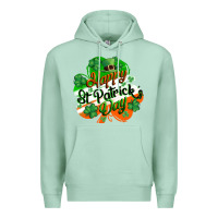 Seafoam Happy St. Patrick's Day Premium Hoodie - CowGirlArtShop