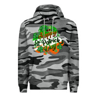 Slate Camo Happy St. Patrick's Day Premium Hoodie - CowGirlArtShop