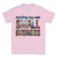 Bubblegum Pink minding my own small business bbs Classic Tee - BundleAndBundleShop