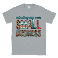 Heather Grey minding my own small business bbs Classic Tee - BundleAndBundleShop