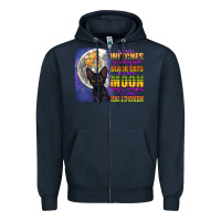 Navy when witches go riding Zipper Hoodie - CowGirlArtShop