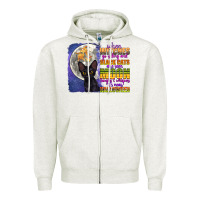 Oatmeal Heather when witches go riding Zipper Hoodie - CowGirlArtShop