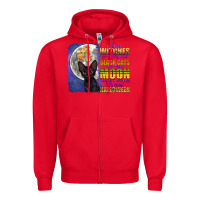 Red when witches go riding Zipper Hoodie - CowGirlArtShop