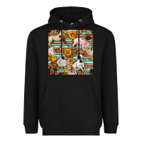 Black Western Leopard Farm Animals Seamless Pattern Heavyweight Hoodie - FaDigitalArtStudio