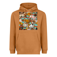 Meerkat Western Leopard Farm Animals Seamless Pattern Heavyweight Hoodie - FaDigitalArtStudio
