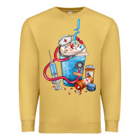 Antique Gold Nurse frappe coffee Premium Sweatshirt - FaDigitalArtStudio