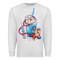 Oatmeal Heather Nurse frappe coffee Premium Sweatshirt - FaDigitalArtStudio
