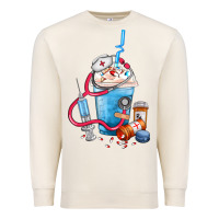Sandshell Nurse frappe coffee Premium Sweatshirt - FaDigitalArtStudio