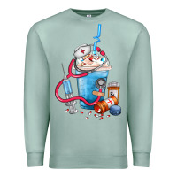 Seafoam Nurse frappe coffee Premium Sweatshirt - FaDigitalArtStudio