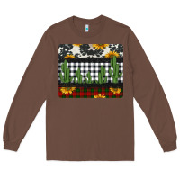 Chestnut cowhide cacti sunflowers christmas mousepad Long Sleeve Tee - Jasminsmagicworld