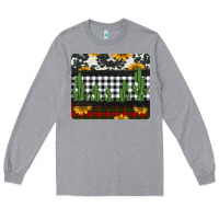 Heather Grey cowhide cacti sunflowers christmas mousepad Long Sleeve Tee - Jasminsmagicworld