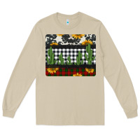 Mushroom cowhide cacti sunflowers christmas mousepad Long Sleeve Tee - Jasminsmagicworld