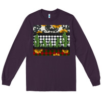 Plum cowhide cacti sunflowers christmas mousepad Long Sleeve Tee - Jasminsmagicworld