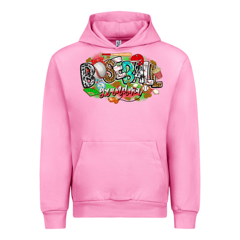 Baseball Grandma Urban Hoodie by CowhideDigitalArt | Teevron