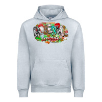 Heather Grey baseball grandma Urban Hoodie - CowhideDigitalArt