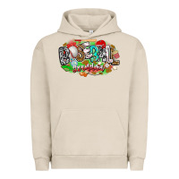 Pigment French Oak baseball grandma Urban Hoodie - CowhideDigitalArt