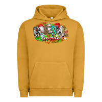 Pigment Peanut Butter baseball grandma Urban Hoodie - CowhideDigitalArt