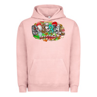Pigment Salmon baseball grandma Urban Hoodie - CowhideDigitalArt