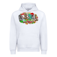 White baseball grandma Urban Hoodie - CowhideDigitalArt