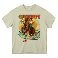 Mossy cowboy take me away Heavy Core Tee - NancyCooperArtShop