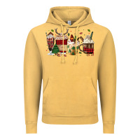 Vintage Mustard lumberjack coffee Vintage Hoodie - MaliasSmallBusiness