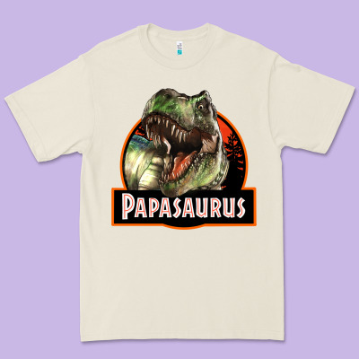 Western Papasaurus Papa Dinosaur Premium Tee Designed By Lillyallendesigns
