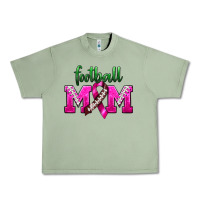 Oil Green Football Mom Breast Cancer Urban Heavy Tee - BundleAndBundleShop