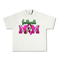 Pistachio Football Mom Breast Cancer Urban Heavy Tee - BundleAndBundleShop