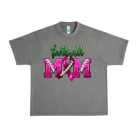 Tornado Football Mom Breast Cancer Urban Heavy Tee - BundleAndBundleShop