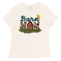 Bone barn mom sunflower Ladies Tee - NancyCooperArtShop