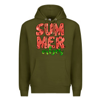 Army Green summer vibes Premium Hoodie - JahusDesignShop