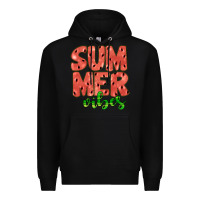 Black summer vibes Premium Hoodie - JahusDesignShop