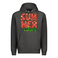 Charcoal Heather summer vibes Premium Hoodie - JahusDesignShop