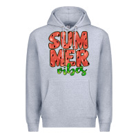 Heather Grey summer vibes Premium Hoodie - JahusDesignShop